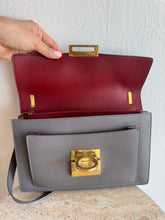 Load image into Gallery viewer, Salvatore Ferragamo - Aileen Leather Shoulder Bag - Dusty Grey - S
