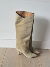 Load image into Gallery viewer, Isabel Marant - Lyner Suede Boots - Stone - 38 - RRP$2,130 - dust bag
