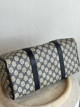 Load image into Gallery viewer, Vintage Gucci  - Boston GG Logo Bag - Navy - Medium
