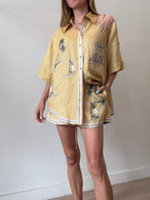 Load image into Gallery viewer, Alemais - Sunset Shades Shirt (10) &amp; Shorts(8) Set - Butter Yellow - 8/10
