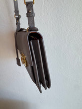 Load image into Gallery viewer, Salvatore Ferragamo - Aileen Leather Shoulder Bag - Dusty Grey - S
