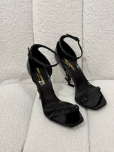 Load image into Gallery viewer, Saint Laurent - Opyum 110 Sandals Heels - Black - 39 - as new - RRP$2,100
