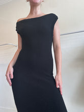 Load image into Gallery viewer, Bec &amp; Bridge - Knitted Column Maxi Dress - Black - S
