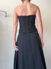 Load image into Gallery viewer, Rachel Gilbert - Horizontal Tuck Pleating Bustier - Black - 1
