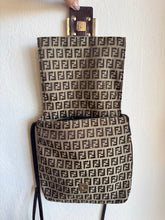 Load image into Gallery viewer, Vintage Fendi - Zucchino Canvas Leather Shoulder Bag - Brown - S
