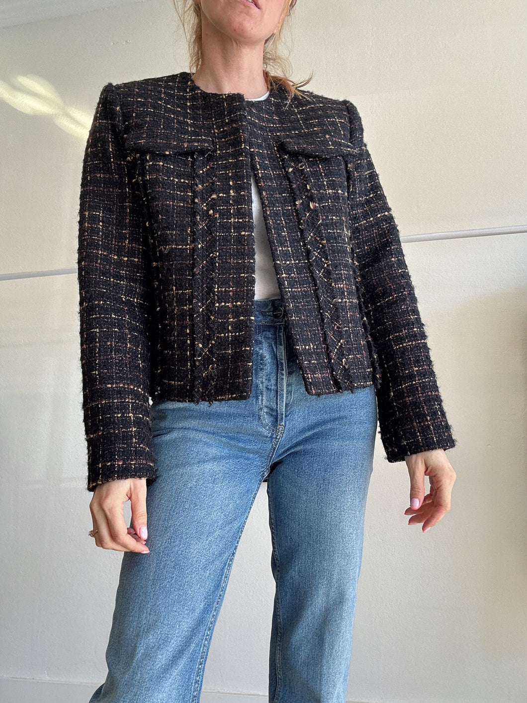 Karen Gee - Tweed Blazer - Brown - 0(8-10)