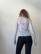 Load image into Gallery viewer, St Agni - LS Ribbed Top - Silver - S
