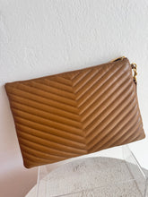 Load image into Gallery viewer, Saint Laurent - Cassandre Matelasse Clutch  - Dark Beige - S
