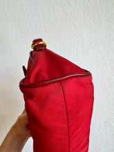 Load image into Gallery viewer, Vintage Prada - Nylon Tessuto Pochette Shoulder Bag - Red - S
