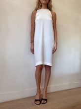 Load image into Gallery viewer, Christopher Esber - Beaded Neck Open Back Mini Dress - White - 10
