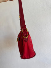Load image into Gallery viewer, Vintage Prada - Nylon Tessuto Pochette Shoulder Bag - Red - S
