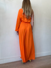 Load image into Gallery viewer, Mara Hoffman - One Shoulder Maxi Dress - Orange - S
