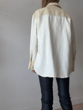 Load image into Gallery viewer, Edit - Light Denim Schacket - Cream - 38
