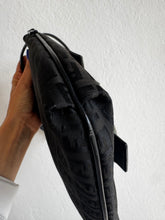 Load image into Gallery viewer, Fendi - Zucchino Crossbody Bag - Black - S
