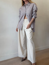 Load image into Gallery viewer, Viktoria &amp; Woods - Wide Button Pants - Beige - 1

