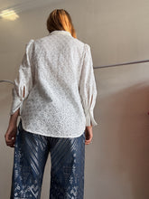 Load image into Gallery viewer, Rebecca Vallance - Lace LS Shirt - Ivory - 14
