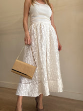 Load image into Gallery viewer, Lee Matthews - Textured Maxi Skirt - White  - 3
