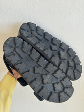 Load image into Gallery viewer, Prada - Padded Nappa Leather Sandal - Black - 38.5 - RRP$1800
