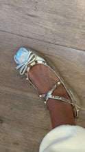 Load image into Gallery viewer, Valentino - Ballerina Ballet Flats - Gold - 39 - new w box RRP$1.050

