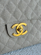 Load image into Gallery viewer, Chanel - Quilted Canvas Jumbo Classic Single Flap Bag - Beige - L
