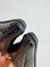 Load image into Gallery viewer, Chanel - Vintage 32Kitten Heel Mary Janes Shoes - Black/Brown  - 36.5
