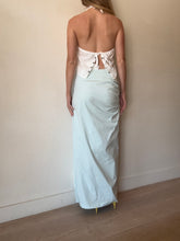Load image into Gallery viewer, SIR - Azul Twist Midi Skirt - Ice&amp;Cobalt Blue - 1 - RRP$550
