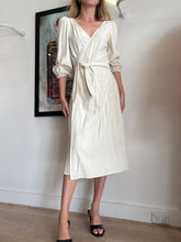 Load image into Gallery viewer, St Agni - LS Wrap Dress - Cream - XS
