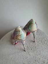 Load image into Gallery viewer, Christian Louboutin - Python So Kate 100 Heels - Snake - 39 - RRP$1,445
