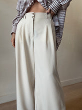 Load image into Gallery viewer, Viktoria &amp; Woods - Wide Button Pants - Beige - 1
