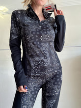 Load image into Gallery viewer, PE Nation - Set - Niseko Snow Top &amp; Leggings Ski Set  - Bandana Print - L - NWT - RRP$308
