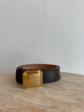 Load image into Gallery viewer, Louis Vuitton - Canvas Cabochon Logo Belt - Monogram - 80/32
