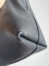 Load image into Gallery viewer, (as is) Saint Laurent - Supple East West Tote Bag w Scarf - Black - Med - RRP - $2320
