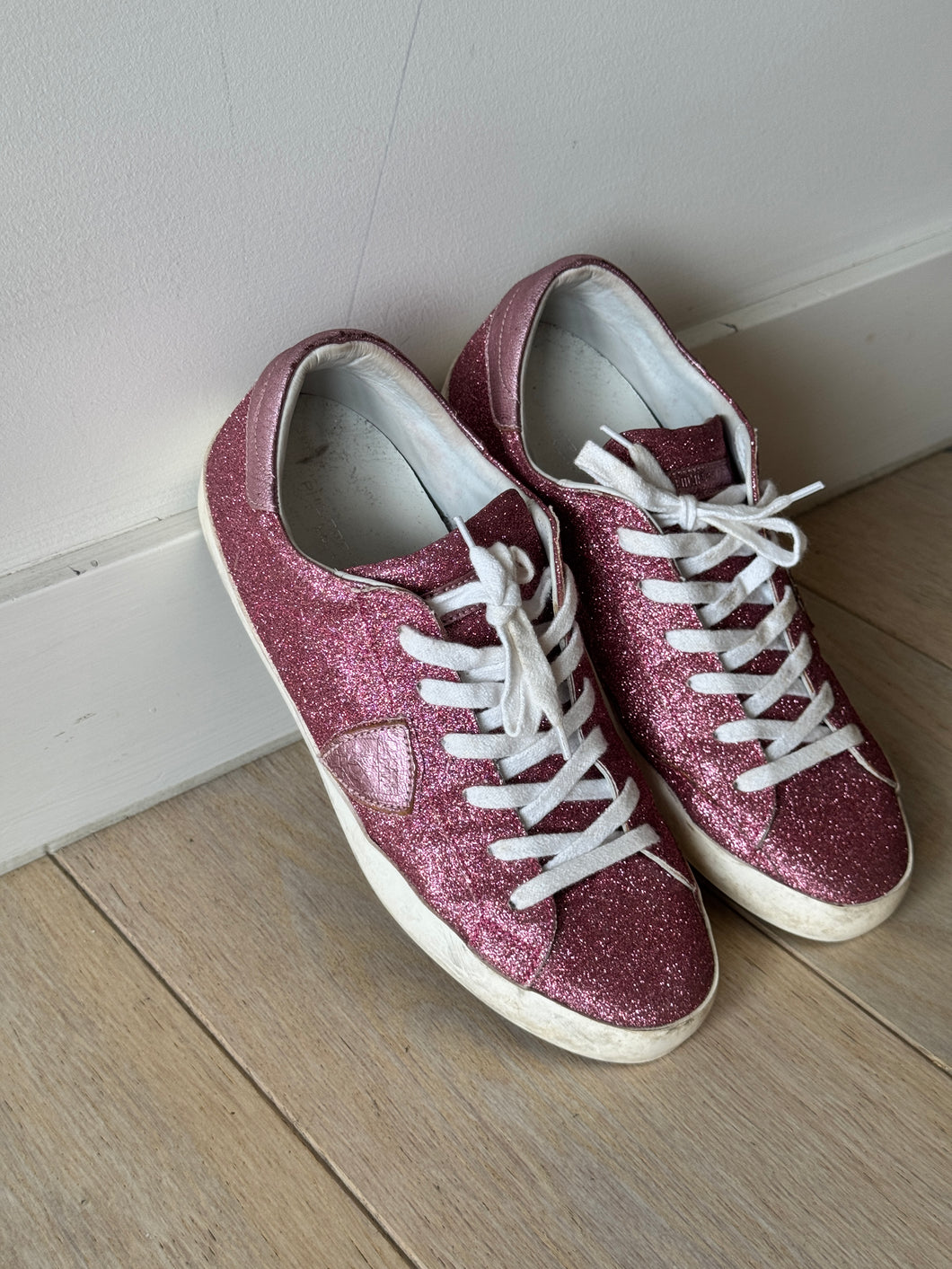 Philippe Model - Sneaker - Pink glitter - 40