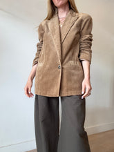 Load image into Gallery viewer, Ganni - Corduroy Blazer - Camel - 38
