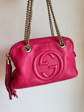 Load image into Gallery viewer, Gucci - Soho Double Chain Shoulder Bag - Pink - Small - w dust bag
