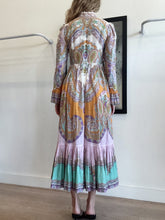 Load image into Gallery viewer, Zimmermann - Lola Paisley Dress - Lilac /Orange - 1-2 - RRP$850
