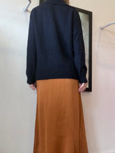 Load image into Gallery viewer, Vince  - Cashmere LS Polo Style Jumper - Navy - M
