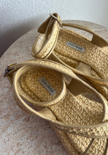 Load image into Gallery viewer, Gia/Rhw - Rosie Ankle Strap Sandals - Raffia - 36.5 - RRP$685
