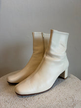 Load image into Gallery viewer, By Far - Sofia Leather Ankle Boots - Off White - 39 - RRP $880
