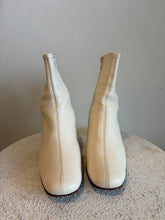 Load image into Gallery viewer, By Far - Sofia Leather Ankle Boots - Off White - 39 - RRP $880
