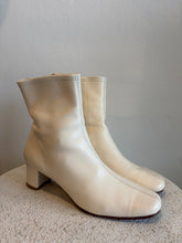 Load image into Gallery viewer, By Far - Sofia Leather Ankle Boots - Off White - 39 - RRP $880
