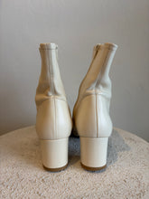 Load image into Gallery viewer, By Far - Sofia Leather Ankle Boots - Off White - 39 - RRP $880
