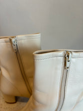 Load image into Gallery viewer, By Far - Sofia Leather Ankle Boots - Off White - 39 - RRP $880
