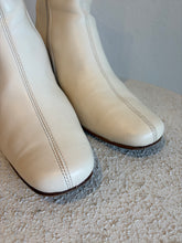 Load image into Gallery viewer, By Far - Sofia Leather Ankle Boots - Off White - 39 - RRP $880
