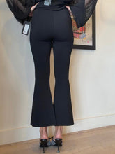 Load image into Gallery viewer, Scanlan Theodore - Crepe Knit Flare Pants - Black - S - RRP$400
