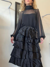 Load image into Gallery viewer, Camilla and Marc - Laurent Sheer Blouse w Cami  - Black - 6 - NWT - RRP$450
