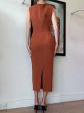 Load image into Gallery viewer, Alex Perry - Stretch Crepe Sweetheart Cup Dress - Bronze - 10 - NWT - RRP$1450
