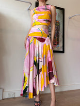 Load image into Gallery viewer, Aje - Palette Ruched Top/Skirt Set - Pink/Multi - 8
