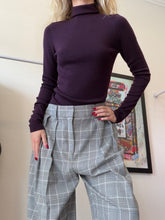 Load image into Gallery viewer, Husk - High Neck Fine Knit - Deep Burgundy - s
