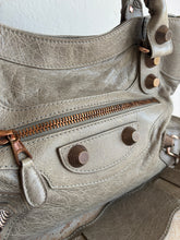 Load image into Gallery viewer, Balenciaga - City Bag w Rose Gold Hardware - Stone - M
